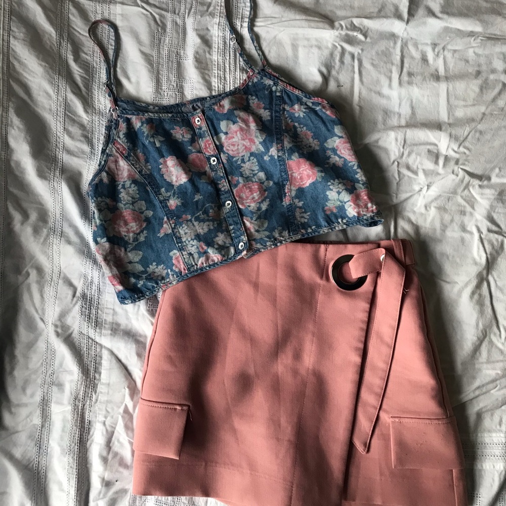 Floral Urban Outfitters Crop Top
